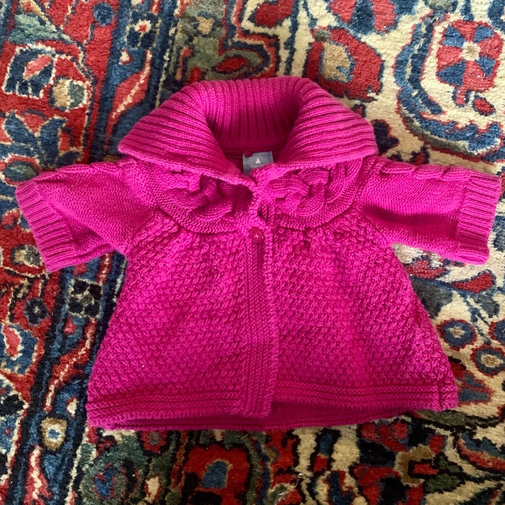 Adorable Magenta BabyGap sweater